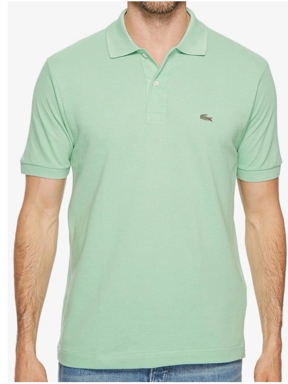 Lacoste Men's Mint Green Classic Pique Polo